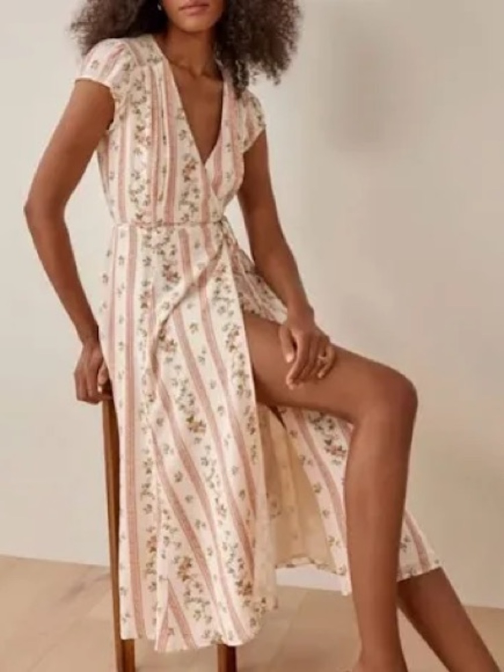 Reformation Carina Wrap Dress
